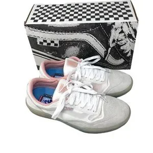 Vans Shoes Vans Skate Ave Pro White Powder Pink Shoes Womens